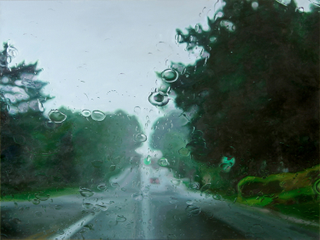 Illustration for article titled Estos asombrosos óleos recrean la lluvia igual que fotografías